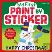 My First Paint By Sticker: Happy Christmas