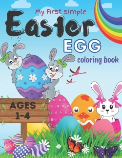 Bertrand.pt - My First Simple Easter Egg Coloring Book Ages 1-4