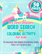 My First Unicorn Word Search And Coloring Activity For Kids