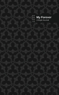 Bertrand.pt - My Forever Lifestyle Journal, Blank Write-In Notebook, Dotted Lines, Wide Ruled, Size (A5) 6 X 9 In (Black)