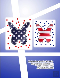 Bertrand.pt - My Freedom America Butterfly Flag Patriotic  Color Tattoos Divine Shaman Tattoo