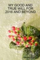 My Good And True Will For 2016 And Beyond