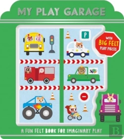 Bertrand.pt - My Play Garage (With Big Felt Play Pieces)