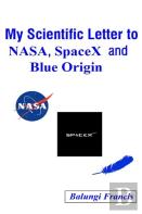 My Scientific Letter To Nasa, Spacex And Blue Origin