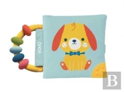 My Soft Rattle And Teether Book: Dog