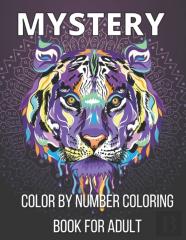 Mystery Color By Number Coloring Book For Adult
