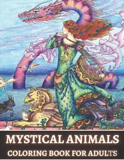 Bertrand.pt - Mystical Animals Coloring Book For Adults
