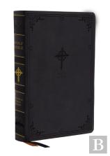 Nabre, New American Bible, Revised Edition, Catholic Bible, Large Print Edition, Leathersoft, Black, Thumb Indexed, Comfort Print