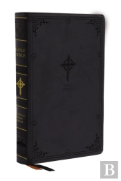 Nabre, New American Bible, Revised Edition, Catholic Bible, Large Print Edition, Leathersoft, Black, Thumb Indexed, Comfort Print