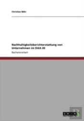 Nachhaltigkeitsberichterstattung Von Unternehmen Im Dax-30