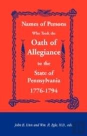 Names Of Persons Who Took The Oath Of Al