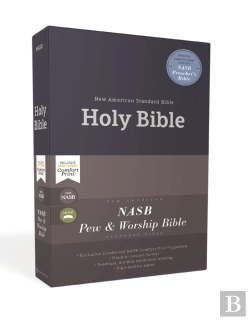 Bertrand.pt - Nasb, Church Bible (Pew Bible), Hardcover, Blue, 1995 Text, Comfort Print