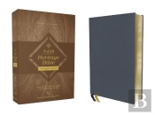 Nasb, Heritage Bible, Passaggio Setting, Genuine Leather, Buffalo, Blue, 1995 Text, Art Gilded Edges, Comfort Print