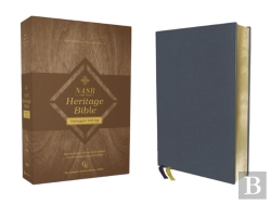 Bertrand.pt - Nasb, Heritage Bible, Passaggio Setting, Genuine Leather, Buffalo, Blue, 1995 Text, Art Gilded Edges, Comfort Print