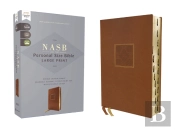 Nasb, Personal Size Bible, Large Print, Leathersoft, Brown, Red Letter, 1995 Text, Thumb Indexed, Comfort Print