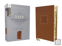 Bertrand.pt - Nasb, Personal Size Bible, Large Print, Leathersoft, Brown, Red Letter, 1995 Text, Thumb Indexed, Comfort Print