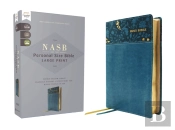 Nasb, Personal Size Bible, Large Print, Leathersoft, Teal, Red Letter, 1995 Text, Comfort Print