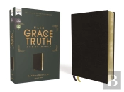 Nasb, The Grace And Truth Study Bible (Trustworthy And Practical Insights), Bonded Leather, Black, Red Letter, 1995 Text, Comfort Print
