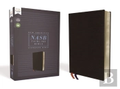 Nasb, Thinline Bible, Bonded Leather, Black, Red Letter, 1995 Text, Comfort Print