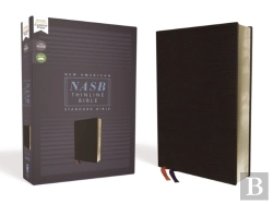 Bertrand.pt - Nasb, Thinline Bible, Bonded Leather, Black, Red Letter, 1995 Text, Comfort Print