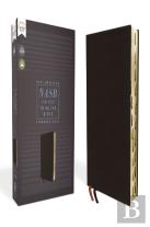 Nasb, Thinline Bible, Bonded Leather, Black, Red Letter, 1995 Text, Thumb Indexed, Comfort Print