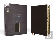 Nasb, Thinline Bible, Bonded Leather, Black, Red Letter, 1995 Text, Thumb Indexed, Comfort Print