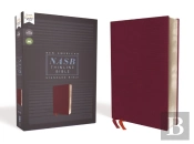 Nasb, Thinline Bible, Bonded Leather, Burgundy, Red Letter Edition, 1995 Text, Comfort Print