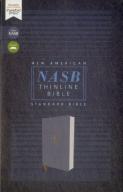 Nasb, Thinline Bible, Cloth Over Board, Gray, Red Letter Edition, 1995 Text, Comfort Print