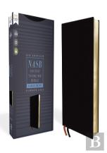 Nasb, Thinline Bible, Large Print, Bonded Leather, Black, Red Letter, 1995 Text, Comfort Print