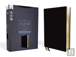 Bertrand.pt - Nasb, Thinline Bible, Large Print, Bonded Leather, Black, Red Letter, 1995 Text, Comfort Print