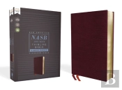Nasb, Thinline Bible, Large Print, Bonded Leather, Burgundy, Red Letter, 1995 Text, Comfort Print