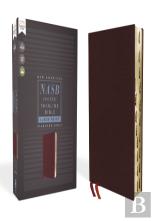 Nasb, Thinline Bible, Large Print, Bonded Leather, Burgundy, Red Letter, 1995 Text, Thumb Indexed, Comfort Print