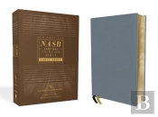 Nasb, Thinline Bible, Large Print, Genuine Leather, Buffalo, Blue, Red Letter, 1995 Text, Comfort Print
