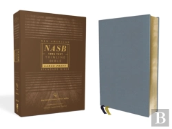 Bertrand.pt - Nasb, Thinline Bible, Large Print, Genuine Leather, Buffalo, Blue, Red Letter, 1995 Text, Comfort Print