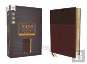 Nasb, Thinline Bible, Large Print, Leathersoft, Burgundy, Red Letter, 2020 Text, Comfort Print
