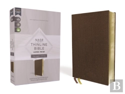 Bertrand.pt - Nasb, Thinline Bible, Large Print, Passaggio Setting, Leathersoft, Brown, Red Letter, 1995 Text, Comfort Print