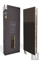 Nasb, Thinline Bible, Leathersoft, Black, Red Letter, 1995 Text, Thumb Indexed, Comfort Print