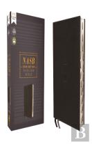 Nasb, Thinline Bible, Leathersoft, Black, Red Letter, 2020 Text, Thumb Indexed, Comfort Print