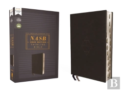 Bertrand.pt - Nasb, Thinline Bible, Leathersoft, Black, Red Letter, 2020 Text, Thumb Indexed, Comfort Print