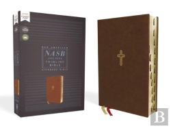 Bertrand.pt - Nasb, Thinline Bible, Leathersoft, Brown, Red Letter, 1995 Text, Thumb Indexed, Comfort Print