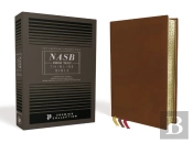 Nasb, Thinline Bible, Premium Goatskin Leather, Brown, Premier Collection, Black Letter, Gauffered Edges, 2020 Text, Comfort Print