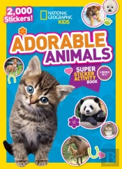 National Geographic Kids Adorable Animals Super Sticker Activity Book-Special Sales Edition
