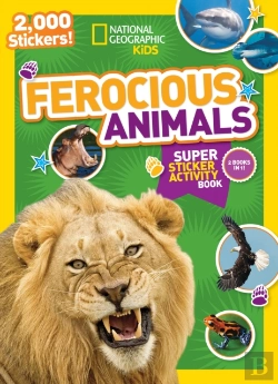 Bertrand.pt - National Geographic Kids Ferocious Animals Super Sticker Activity Book
