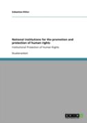 National Institutions For The Promotion And Protection Of Human Rights