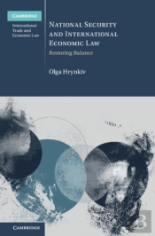 National Security And International Economic Law