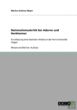 Bertrand.pt - Nationalismuskritik Bei Adorno Und Horkheimer