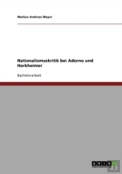 Bertrand.pt - Nationalismuskritik Bei Adorno Und Horkheimer