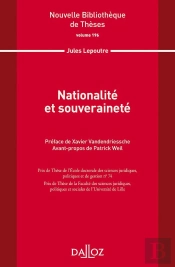 Nationalité Et Souveraineté