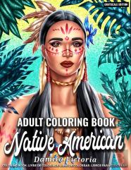 Native American - Adult Coloring Book