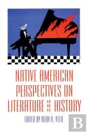 Native American Perspectives On Literature And History